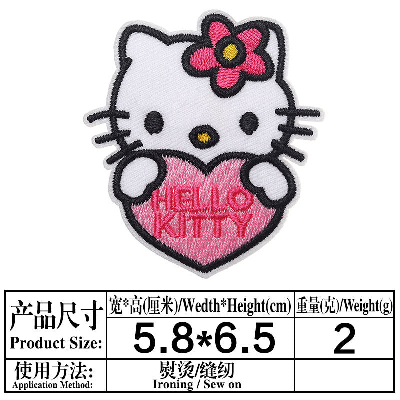 Wholesale DIY patchs cute cat patch children' s clothing bag OLY Exclusive